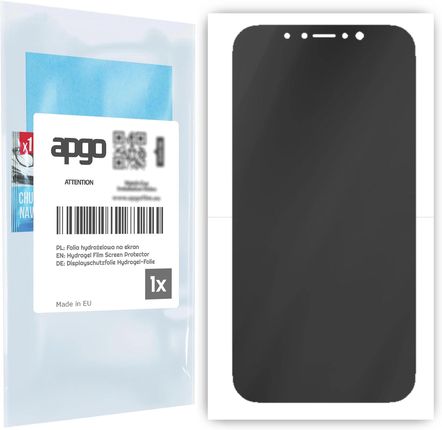 Folia Ochronna Hydrożelowa Prywatyzująca Na Ekran Do Apple Iphone X - Na Cały Ekran Apgo Hydrogel Privacy 5D Full Glue
