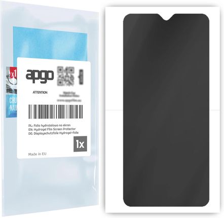 Folia Ochronna Hydrożelowa Prywatyzująca Na Ekran Do Samsung Galaxy A12 - Na Cały Ekran Apgo Hydrogel Privacy 5D Full Glue