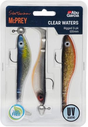 Abu Garcia Zestaw przynęt gumowych Svartzonker McPrey Prerigged Clear Waters 12cm (3szt.) (1553318)