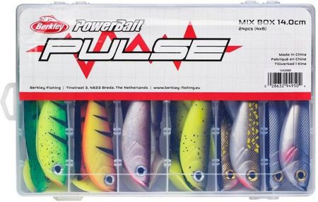 Berkley Zestaw przynęt gumowych Pulse Shad MixBox 14 (1543980)