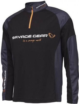 Savage Gear Koszulka Tournament Gear Shirt 1/2 Zip Medium (M) (73683) -  Ceny i opinie 