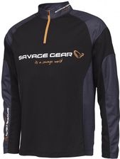 Zdjęcie Savage Gear Koszulka Tournament Gear Shirt 1/2 Zip X-Large (XL) (73685) - Bobowa
