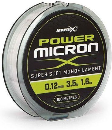 Matrix Żyłka Power Micron Super Soft Monofilament 0,12mm/100m (GML030)