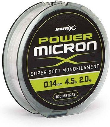 Matrix Żyłka Power Micron Super Soft Monofilament 0,14mm/100m (GML031)