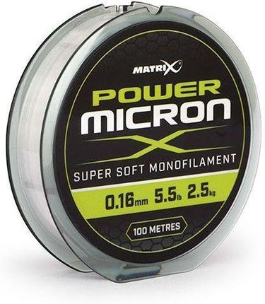 Matrix Żyłka Power Micron Super Soft Monofilament 0,16mm/100m (GML032)