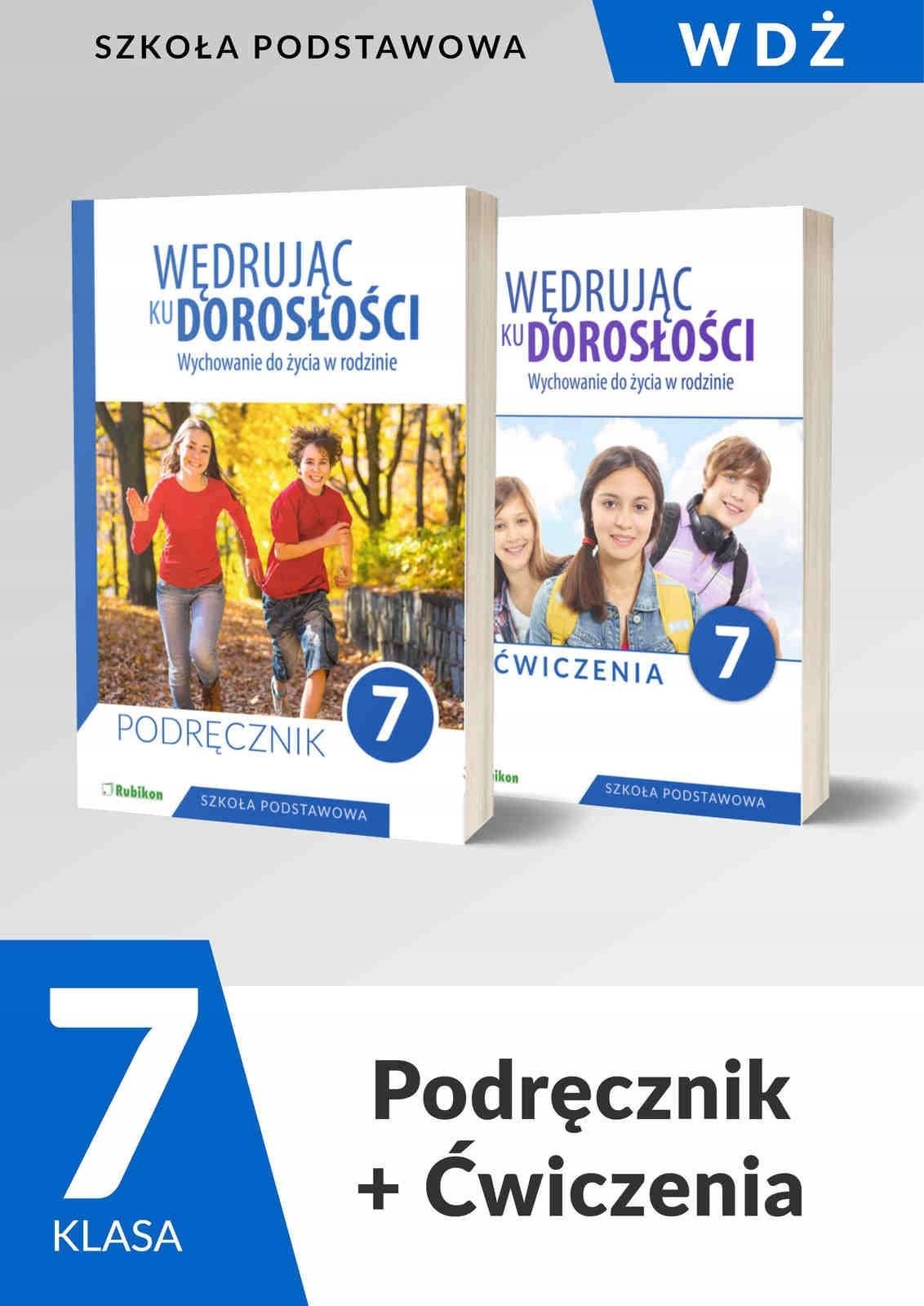 Wędrując Ku Dorosłości Klasa 7 Podręcznik szkolny Wędrując Ku Dorosłości Klasa 7 Sp Podr+ćw. - Ceny i