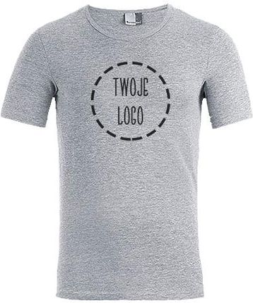 T-shirt slim męski z Twoim logo