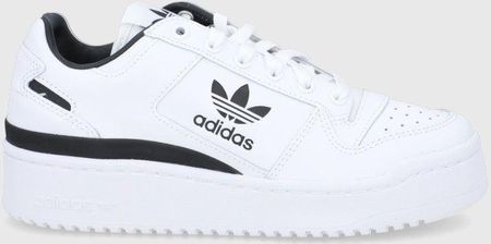 Adidas Originals buty skórzane Forum Bold kolor biały