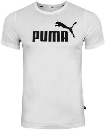Puma Koszulka Męska T-shirt Ess Logo Tee White XXL