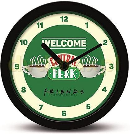 FRIENDS (CENTRAL PERK) DESK CLOCK (diameter: 12,5 cm) / zegar biurkowy Przyjaciele (Central Perk) (średnica: 12,5 cm)