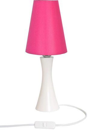 Biało Różowa Lampka Nocna Drewniana Dla Dzieci S192 Larix
