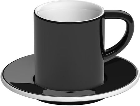 Loveramics Bond - Filiżanka i spodek Espresso 80ml - Black