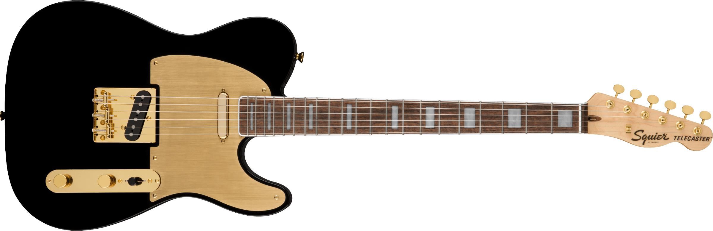 Squier 40th Anniversary Telecaster , Gold Edition, LF, Gold