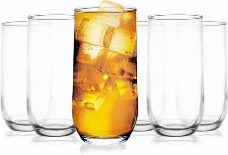 Glasmark Wysokie szklanki do wody soku drinków 400ml 6szt