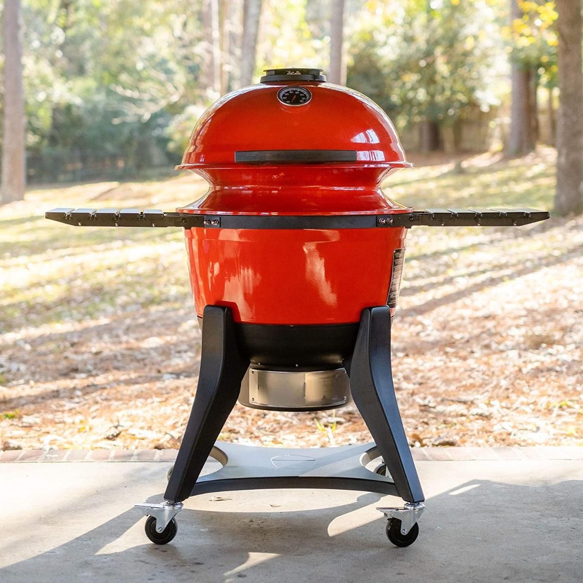 фото Гриль вугільний мобільний Kamado Joe Red