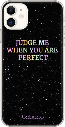 Etui Judge me 002 Babaco Nadruk pełny Czarny Producent: Samsung, Model: S10 PLUS