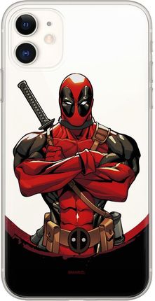 Etui Deadpool 006 Marvel Nadruk częściowy Przeźroczysty Producent: Samsung, Model: S10e