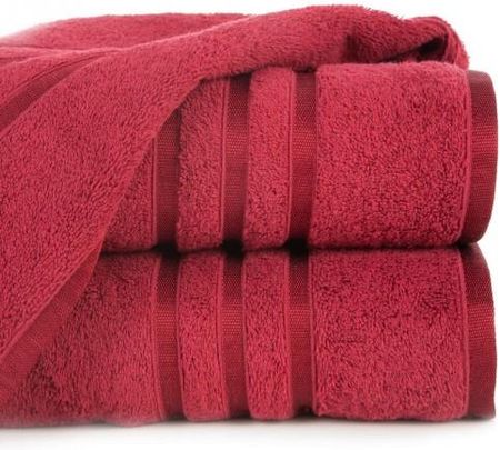 Eurofirany Ręcznik Kąpielowy Madi 70X140 Cm Czerwony 78216