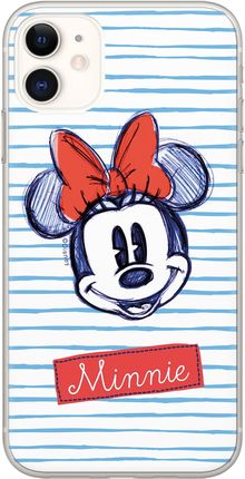 Etui Minnie 011 Disney Nadruk pełny Biały Producent: Samsung, Model: GALAXY NOTE 20