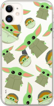 Etui Baby Yoda 006 Star Wars Nadruk częściowy Przeźroczysty Producent: Samsung, Model: S21