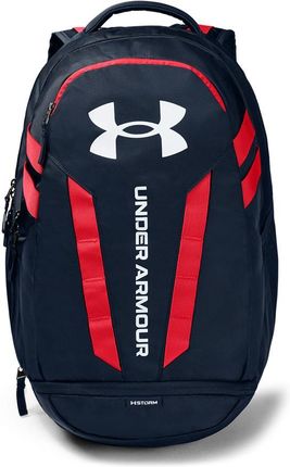 Under Armour Na Laptopa Hustle 5.0 Backpack Academy Red White Czarny