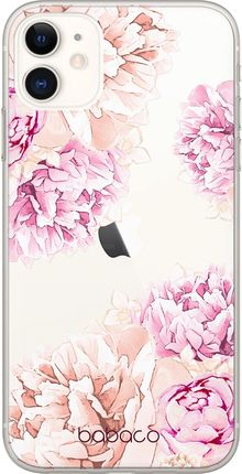 Etui Kwiaty 001 Babaco Nadruk częściowy Przeźroczysty Producent: Samsung, Model: S21