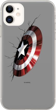 Etui Kapitan Ameryka 023 Marvel Nadruk pełny Szary Producent: Samsung, Model: S5 (SM-G900F)