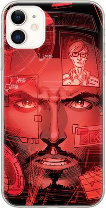 Etui Iron Man 016 Marvel Nadruk pełny Czerwony Producent: Samsung, Model: S20 FE / S20 FE 5G