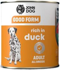 John Dog Good Form Bogata W Kaczkę Mokra Karma Dla Psów Dorosłych 800G