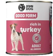 John Dog Good Form Bogata W Indyka Mokra Karma Dla Psów Dorosłych 800G