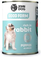 Zdjęcie John Dog Good Form Junior Bogata W Królika Mokra Karma Dla Szczeniąt 400G - Wielichowo