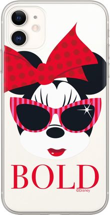 Etui Minnie 045 Disney Nadruk częściowy Przeźroczysty Producent: Samsung, Model: A20e