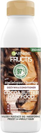 Garnier Fructis Cocoa Butter Hair Food Wygładzająca Odżywka 350 ml