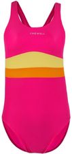 Zdjęcie Kostium kąpielowy dla dziewczynki Crowell Swan kol.04 różowo-pomarańczowo-żółty - Bolków