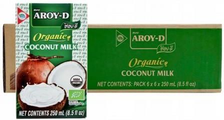 Mleko kokosowe BIO Aroy-D 250ml x 36 Zgrzewka 
