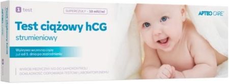 Synoptis Pharma Test ciążowy HCG strumieniowy APTEO CARE (9096547)