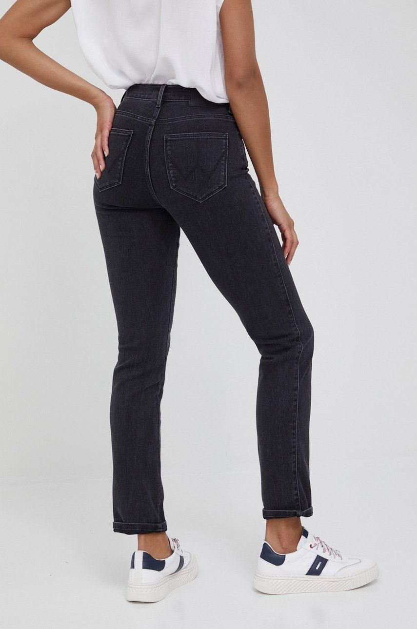 Wrangler jeansy SLIM SOFT ECLIPSE damskie high waist - zdjęcie 1 Wrangler jeansy SLIM SOFT ECLIPSE damskie high waist