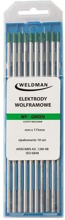 Weldman Elektroda Wolframowa Tig 3.2 Zielona 17432