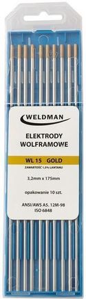 Weldman Elektroda Wolframowa Tig 3.2 Złota 17434