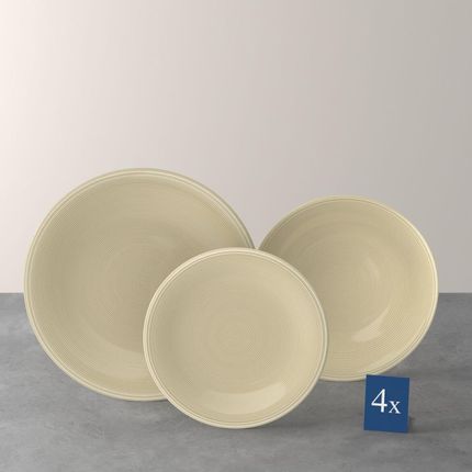 Villeroy&Boch Zestaw Talerzy 12 Częściowy Color Loop Sand (1952837271)