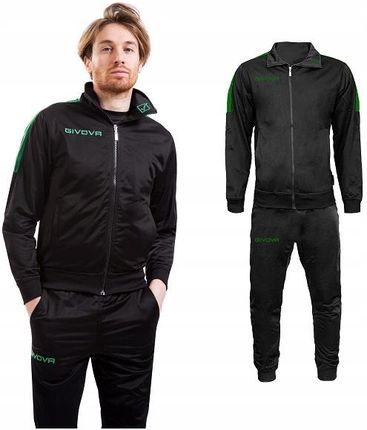 Dres sportowy Givova Revolution black/green XL