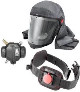 Pełnotwarzowa maska Air Vision 5000 z regulatorem powietrza i filtrem węglowym SATA