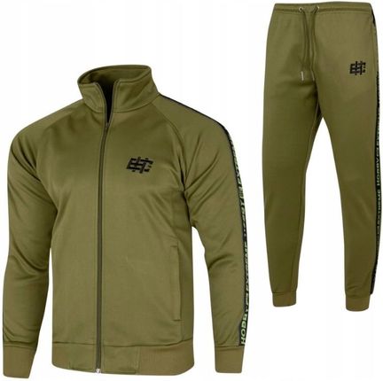 Męski Dres sportowy Style dresy kompletne Khaki L