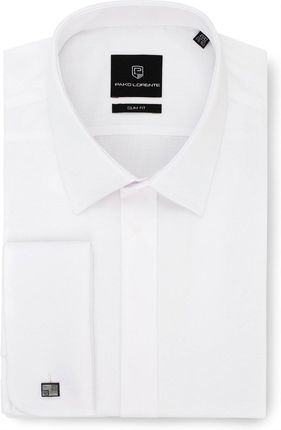 Biała koszula na spinki Pako Lorente 41-42/176-182