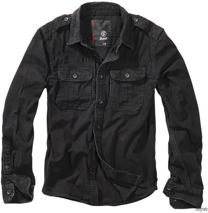 Brandit Vintage koszula męska, czarna - Rozmiar:4XL