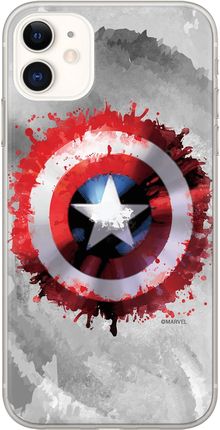 Etui Kapitan Ameryka 019 Marvel Nadruk pełny Szary Producent: Sony, Model: XPERIA XZ PREMIUM