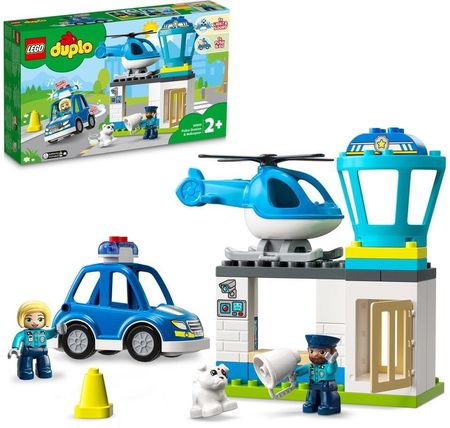 LEGO DUPLO 10959 Posterunek policji i helikopter z dźwiękiem