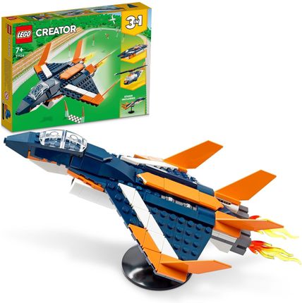 LEGO Creator 3 w 1 31126 Odrzutowiec naddźwiękowy