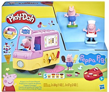 Hasbro Play-Doh Świnka Peppa Samochód z lodami F3597