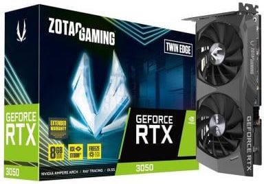 Zotac Geforce Rtx 3050 Gaming Twin Edge 8Gb Gddr6 (ZTA30500E10M)